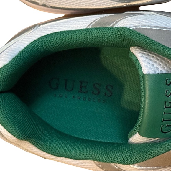 GUESS Green and Silver Sneakers - Picture 6 of 7